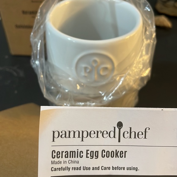 Pampered Chef Kitchen Pampered Chef Ceramic Egg Cooker Poshmark